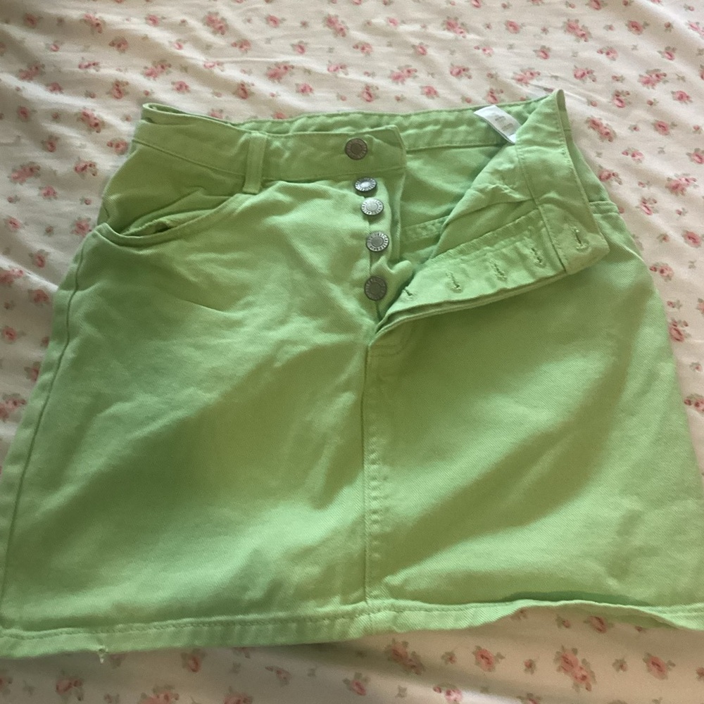 Brandy Melville Green Skirt